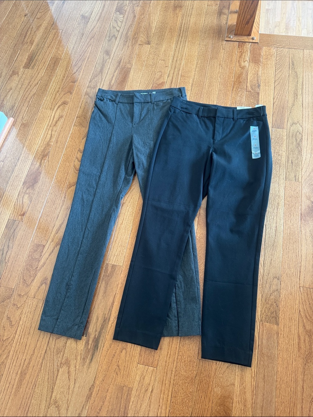 Classic Black and Charcoal Dress Pants - Pair size 6